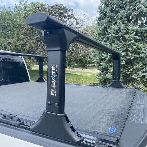 Elevate Height Adjustable Aluminum Truck Rack With TS Rails 3
