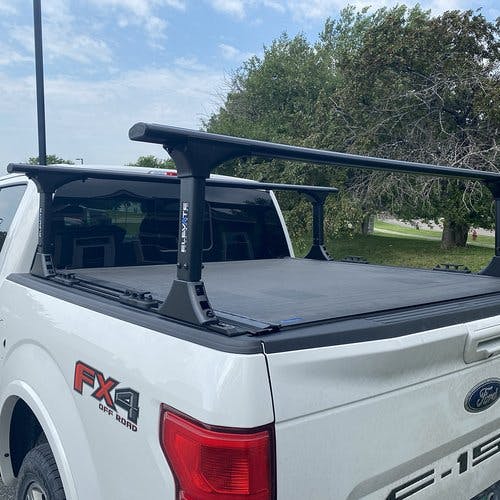 Elevate Height Adjustable Aluminum Truck Rack With TS Rails 5