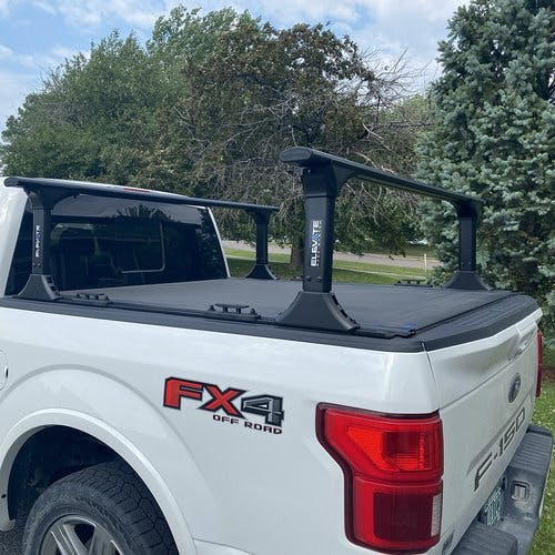 Elevate Height Adjustable Aluminum Truck Rack With TS Rails 6