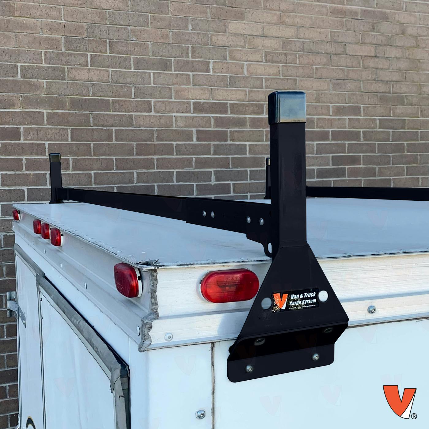 Vantech H1 Box Truck Steel Rack System - Side Mount 8