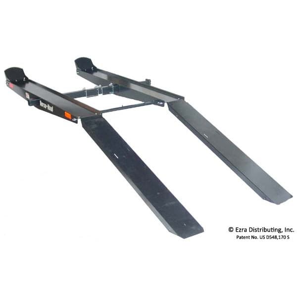 VersaHaul ATV carrier with extended ramps on white background