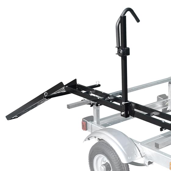 Malone MPG2102 E-Bike Trailer Rack with Deployed Ramp