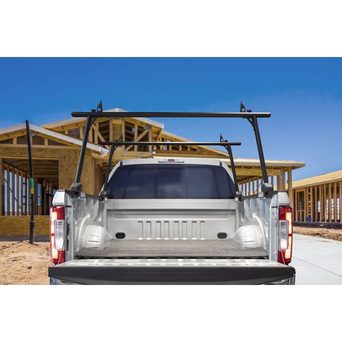 Weatherguard TR801-A Aluminum Universal Truck Rack Rear View