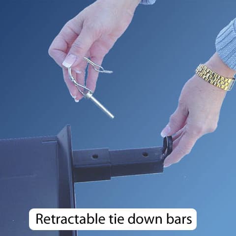 VersaHaul Sport Carrier with ramp rectractable tie-down bars