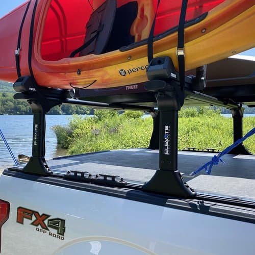 Elevate Height Adjustable Aluminum Truck Rack With TS Rails 8