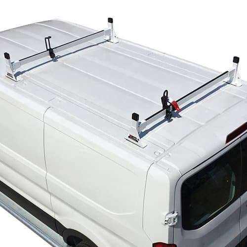 Vantech Ford Transit Cargo 2015+ - 2 Bar Aluminum Ladder Racks H1752 2