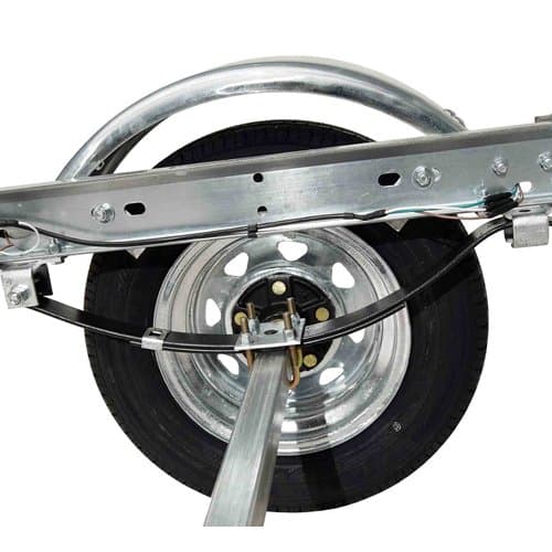 Malone MicroSport Trailer, Spare Tire, 4 FoldAway-J Kayak Package 10