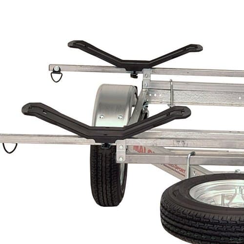 Malone MicroSport LowBed Kayak Trailer, 2 MegaWing Package 8