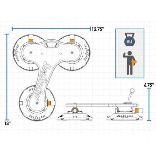 SeaSucker Talon Vacuum Mounted 1-Bike Rack 11