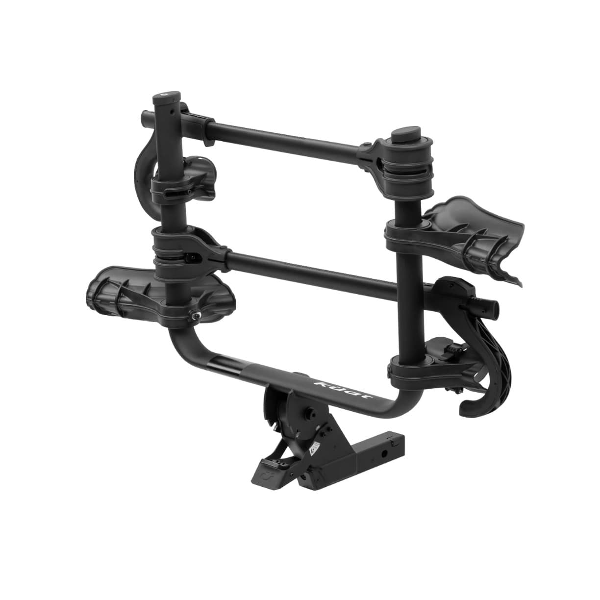 Transfer bike rack folded up on white background