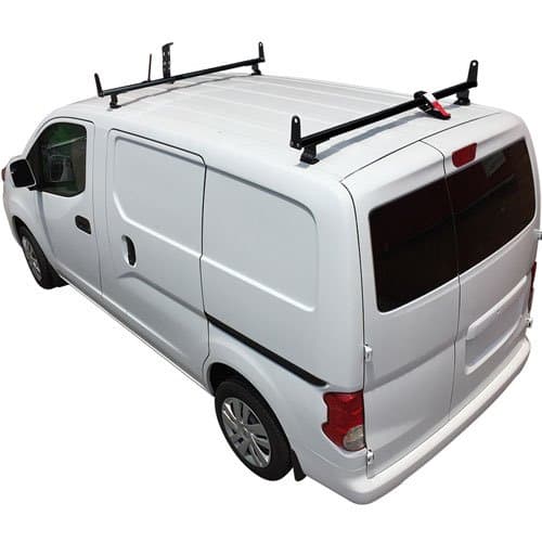 Vantech Nissan NV200 2013+ - 2 Bar Aluminum Ladder Rack w/Side Stops J2510